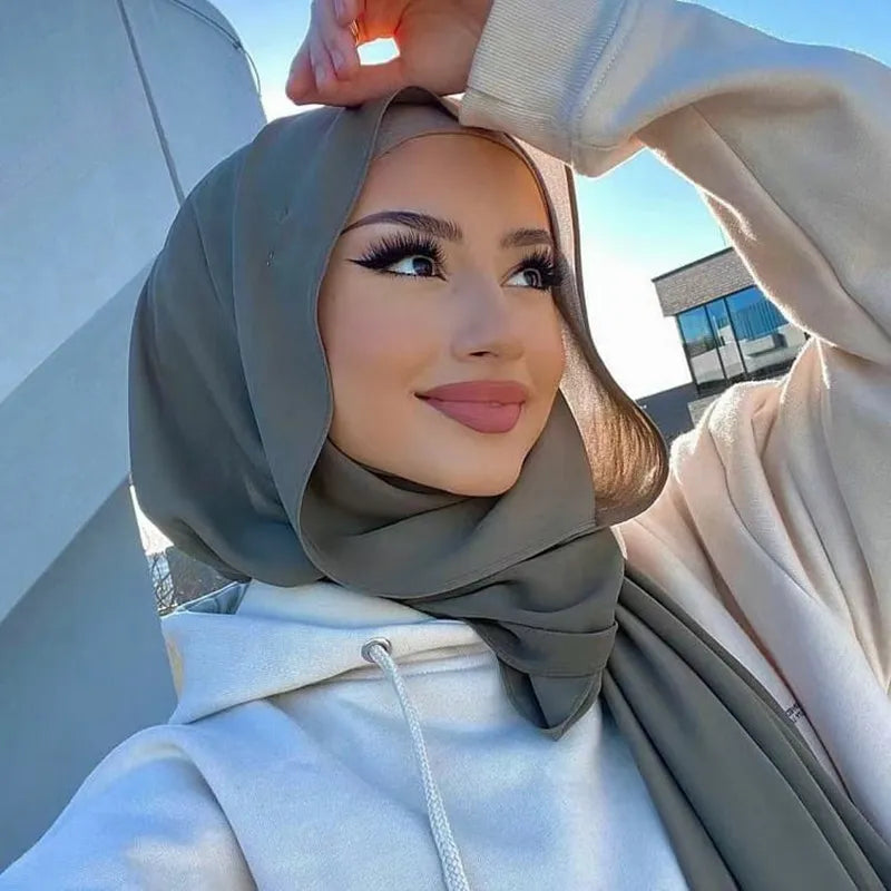 Chiffon-hijabsjal – Hösttrollkarl Leilani