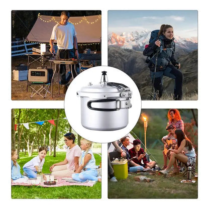 Bärbar tryckkokare för camping i aluminiumlegering – TrailMate
