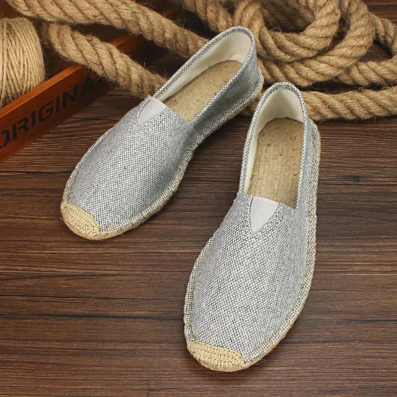 Herr-espadrill med graffitimönster – Elio