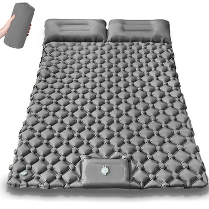 Extra bred dubbel luftmadrass för camping – Kieran