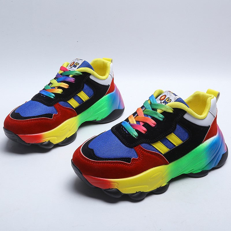 Färggranna dam sneakers – Solenya