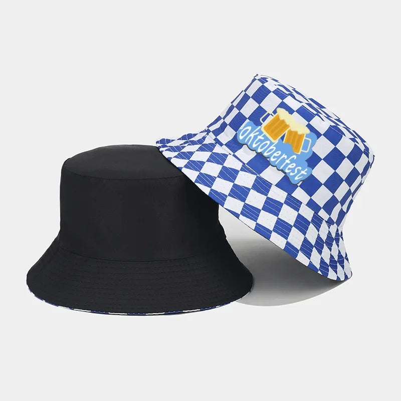 Fiskehatt med diamantmönster – WiesnKaro Oktoberfest 2026