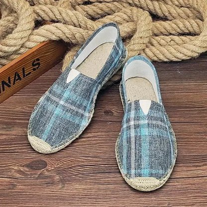 Herr-espadrill med graffitimönster – Elio