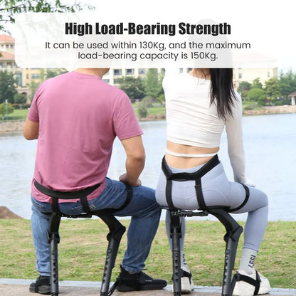 Bärbar bärbar hopfällbar stol – Exon – (Lätt design)