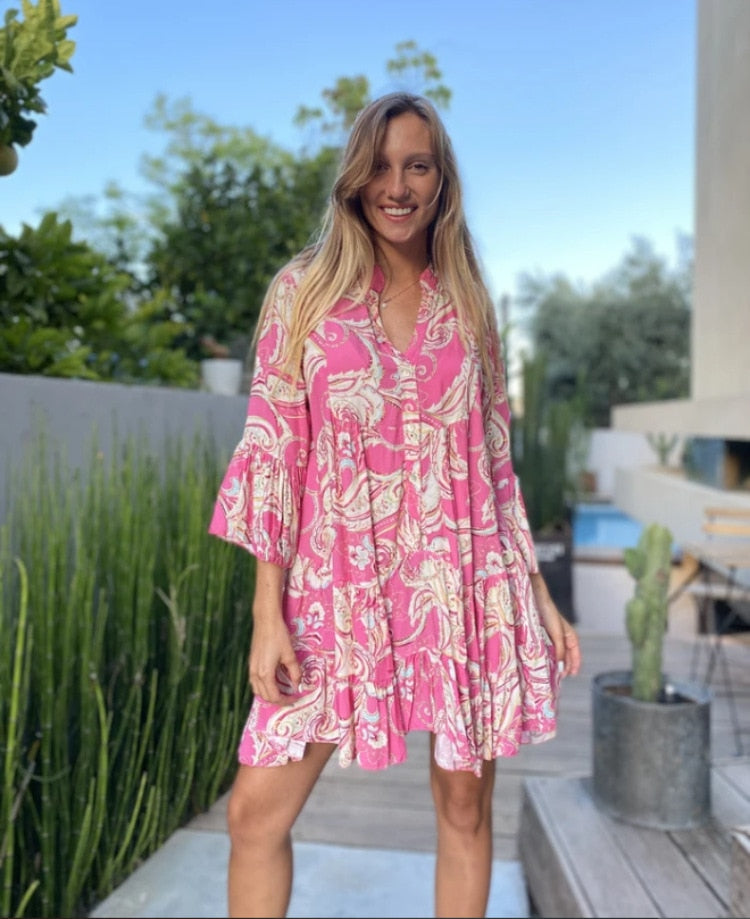 Vårklänning för kvinnor | FloralDress