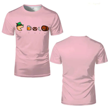 Oktoberfest-t-shirt med tecknat motiv – GaudiShirt Oktoberfest 2026