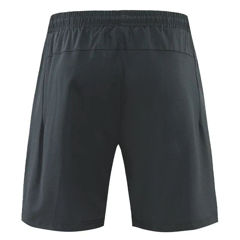 Sportiga och stiliga slim-fit träningsshorts med dragkedjefickor – Kian
