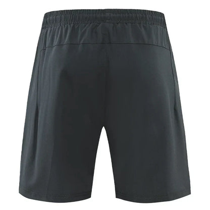 Sportiga och stiliga slim-fit träningsshorts med dragkedjefickor – Kian