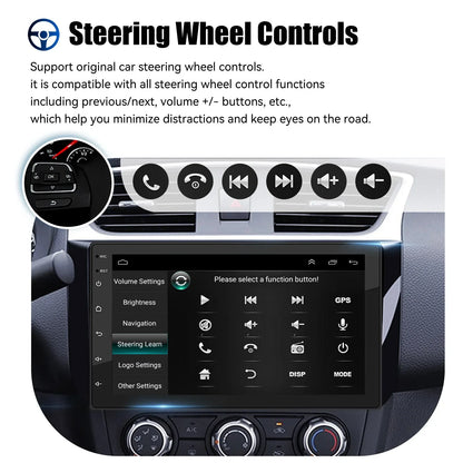 Universell Android-bilstereo med pekskärm, GPS och trådlös CarPlay