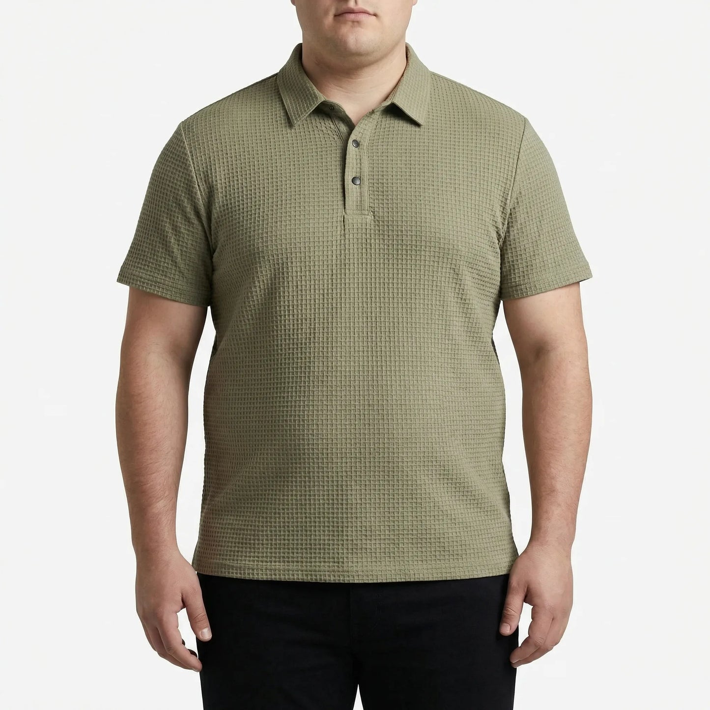 Short Sleeve Textured Polo Shirt - Emanuel