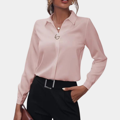 Elegant chiffontopp för damer - Amélie