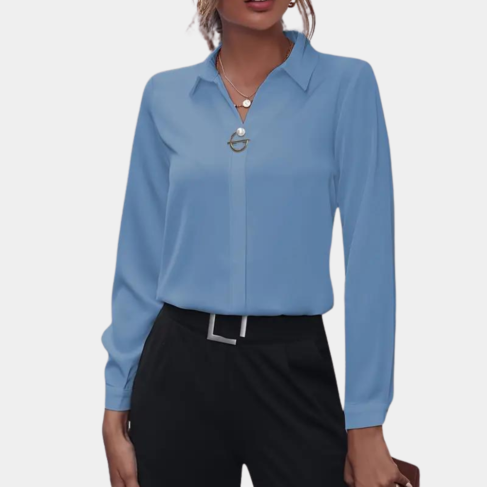 Elegant chiffontopp för damer - Amélie