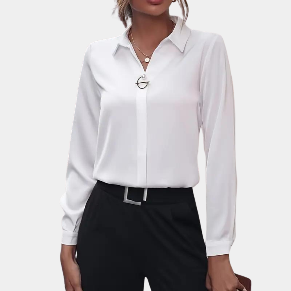 Elegant chiffontopp för damer - Amélie