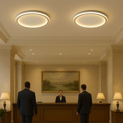 Skandinavisk LED taklampa – Modern, dimbar och stilren för vardagsrum, matsal och hall