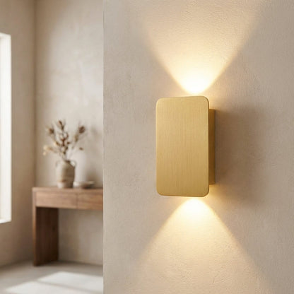 Sleek Rectangular Wall Sconce - Scandara