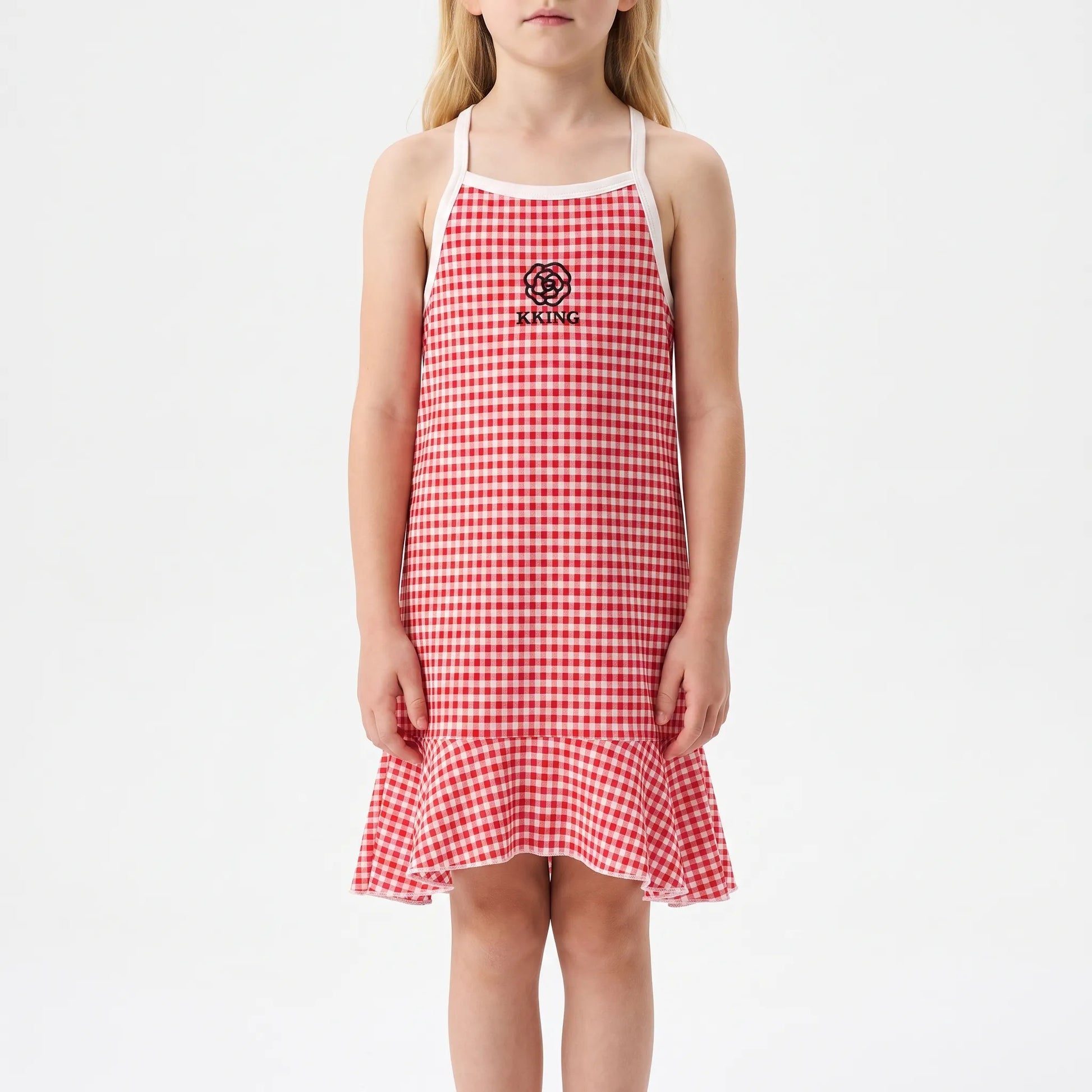 Sleeveless Ruffle Hem Summer Dress - Somerdal