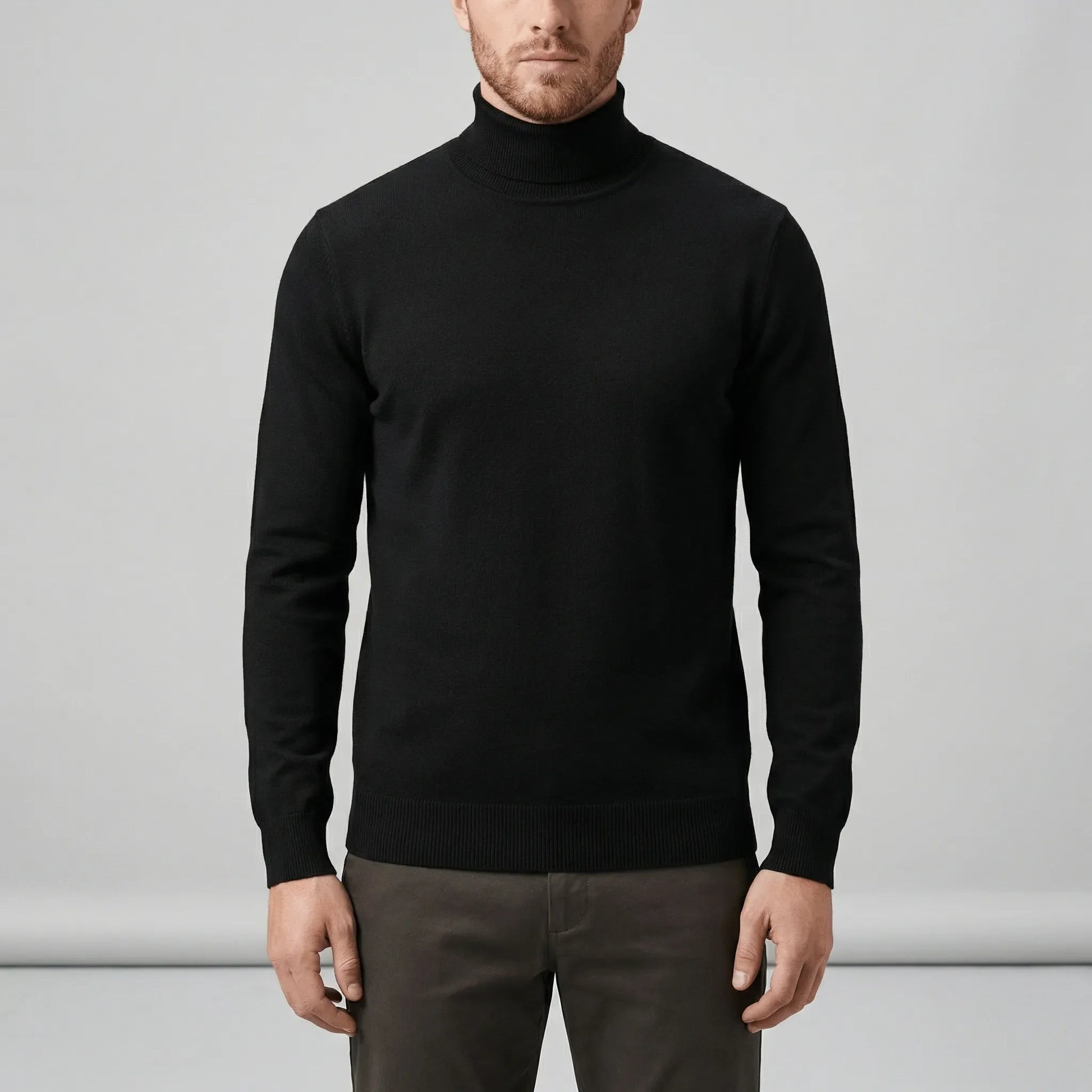 Slim-Fit-Rollkragenpullover - Friedrich