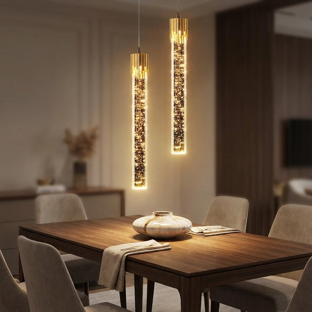 Slim Cylindrical Pendant Light -  Lumicylix