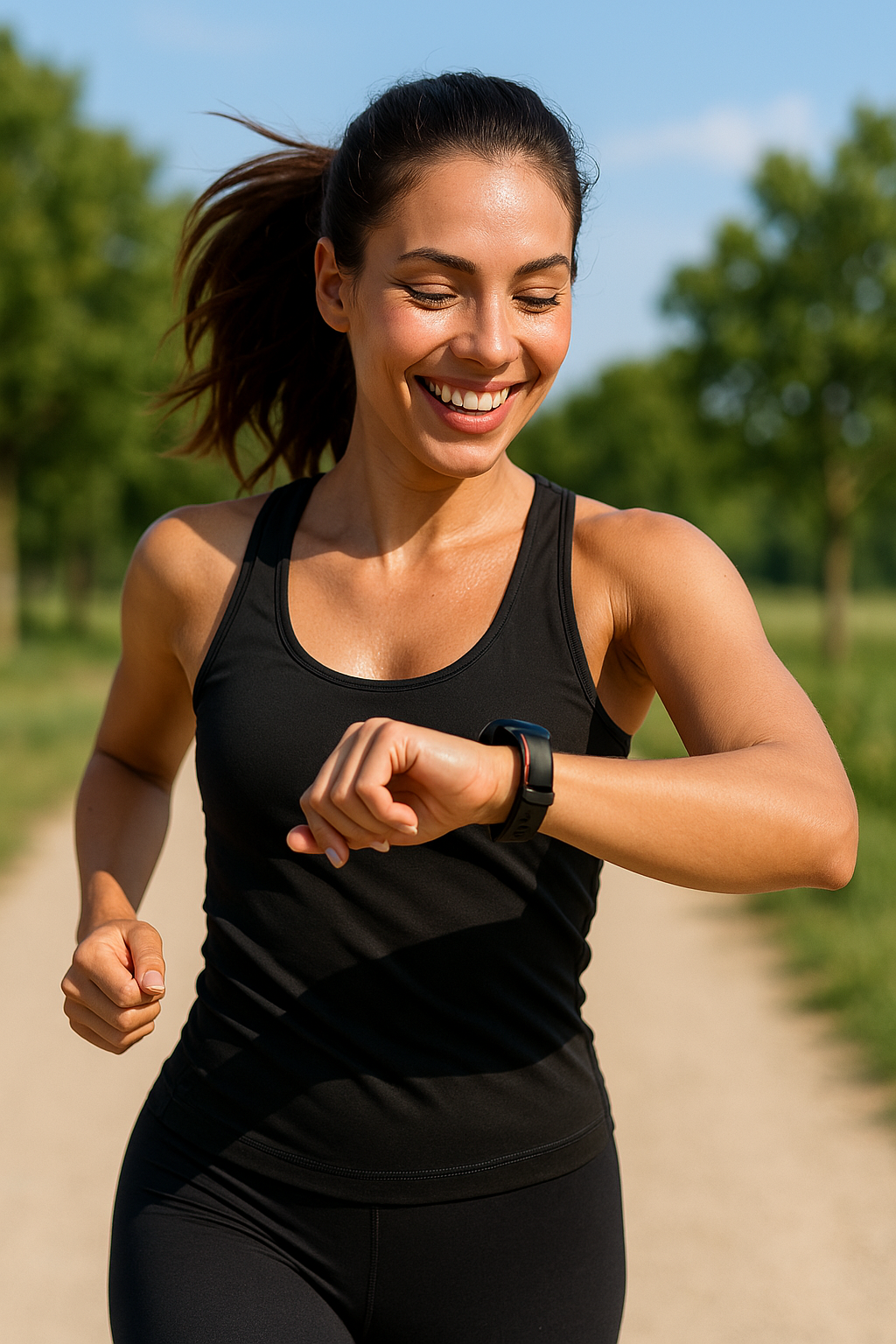 SmartFit™ kompakt Bluetooth-smartklocka – puls- och blodtrycksmätning för din aktiva vardag