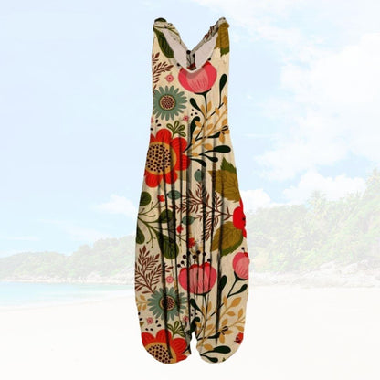 Sommardags damoverall med lös passform – Elenya