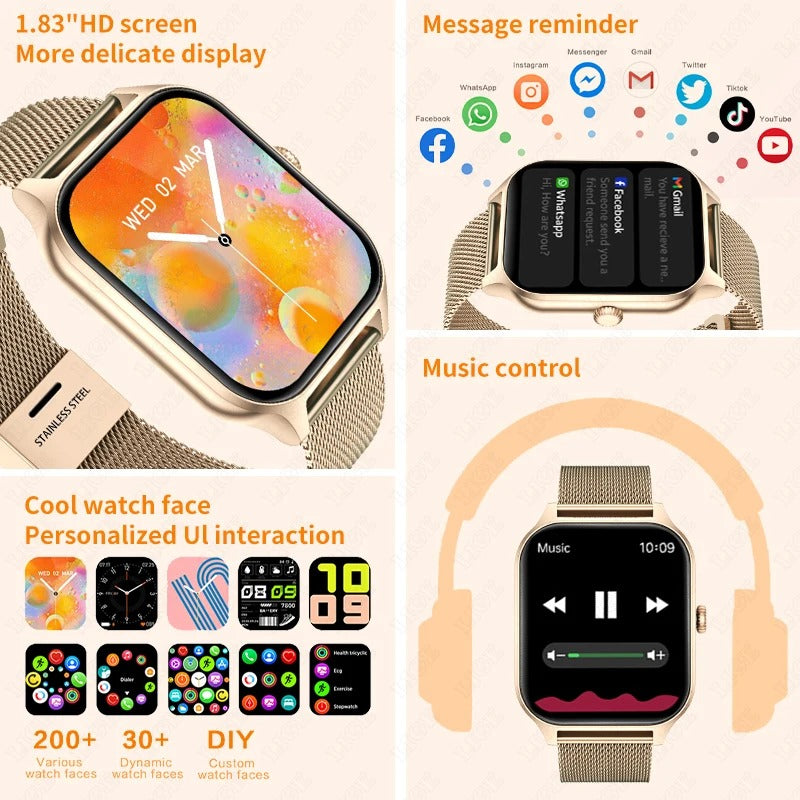 Smartwatch Mit Fitness-Tracker - StyleTrack 