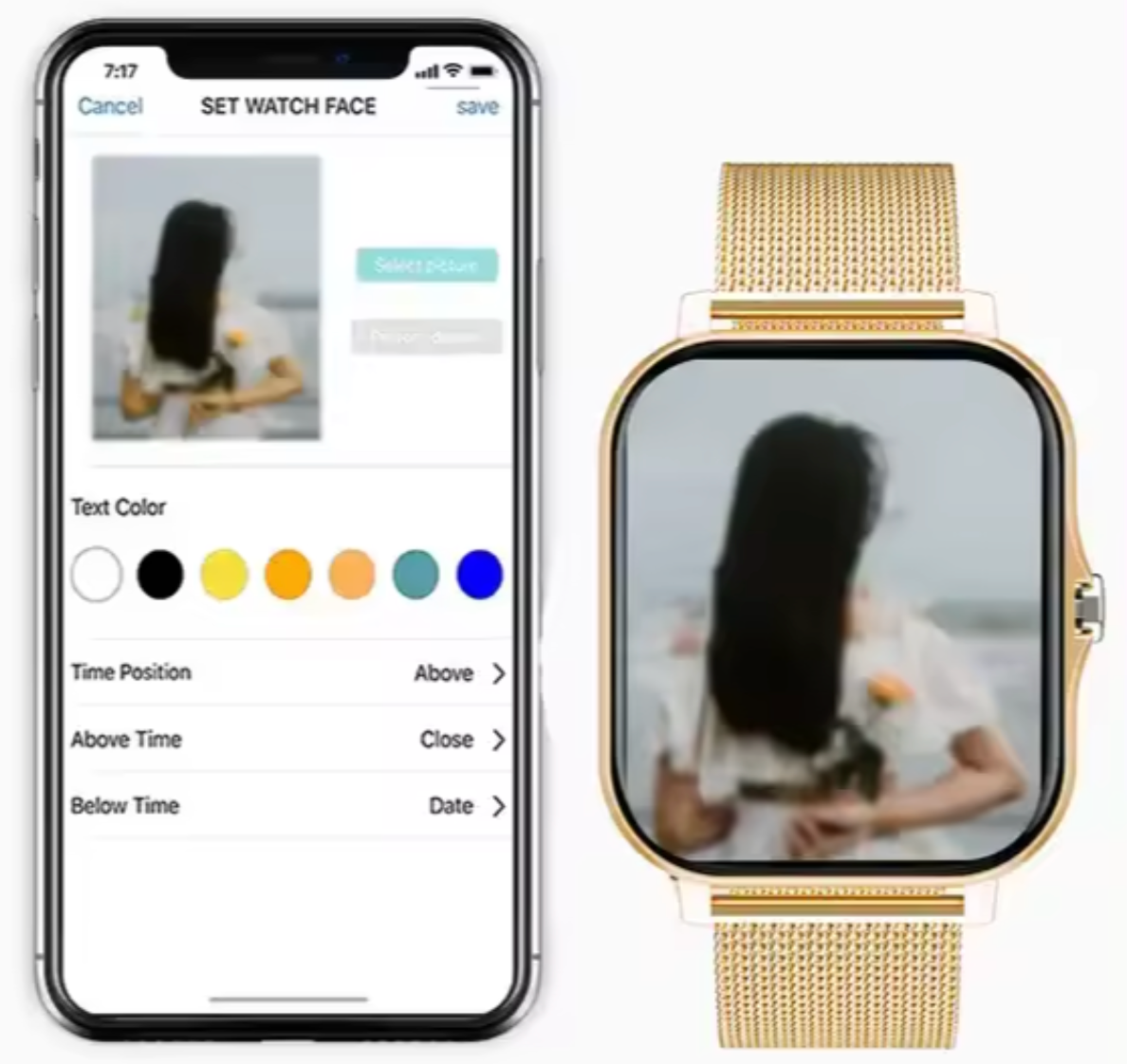 Smartwatch Mit Fitness-Tracker - StyleTrack 