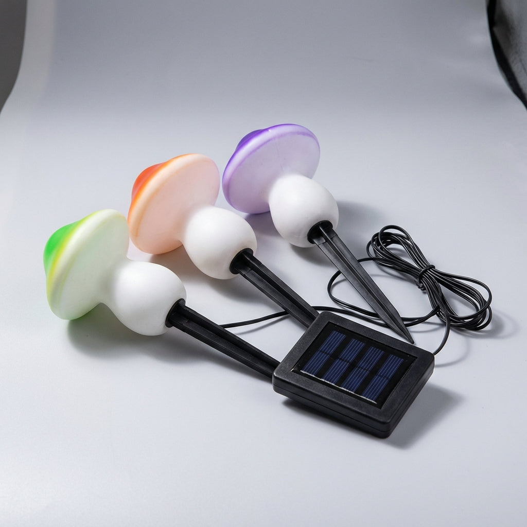 Solar Powered Garden Stake Lights -  Mushifern
