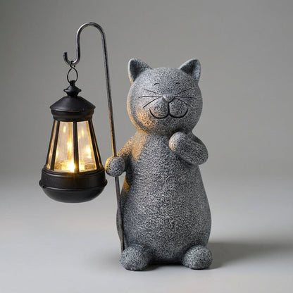 Solar Powered Garden Statue -  Glimmerpaws