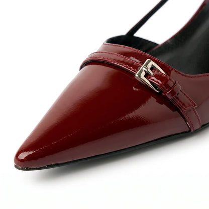 Spetsiga Slingbacks Med Klack - Victoria