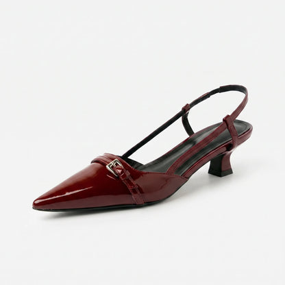 Spetsiga Slingbacks Med Klack - Victoria