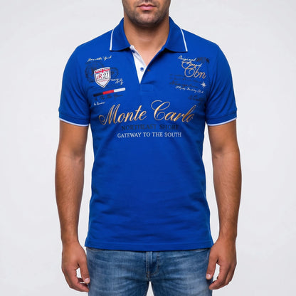 Sportief-Elegante Polo Met Kraag - Blake