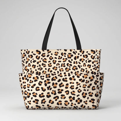 Strandväska Med Leopardmönster - Prowella