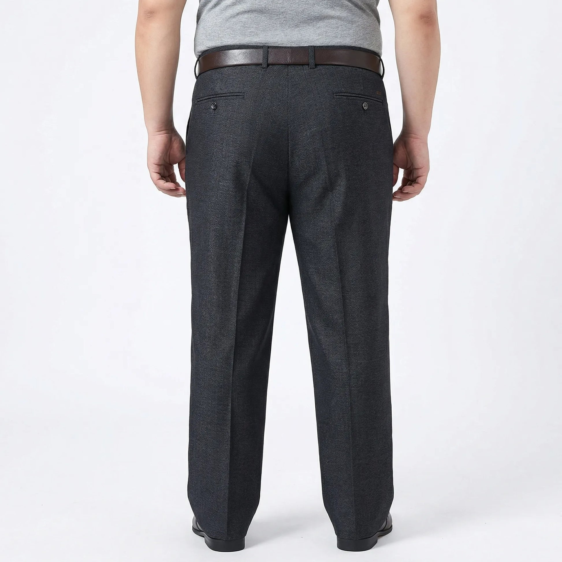 Stretch Waistband Plus Size Trousers - Derek