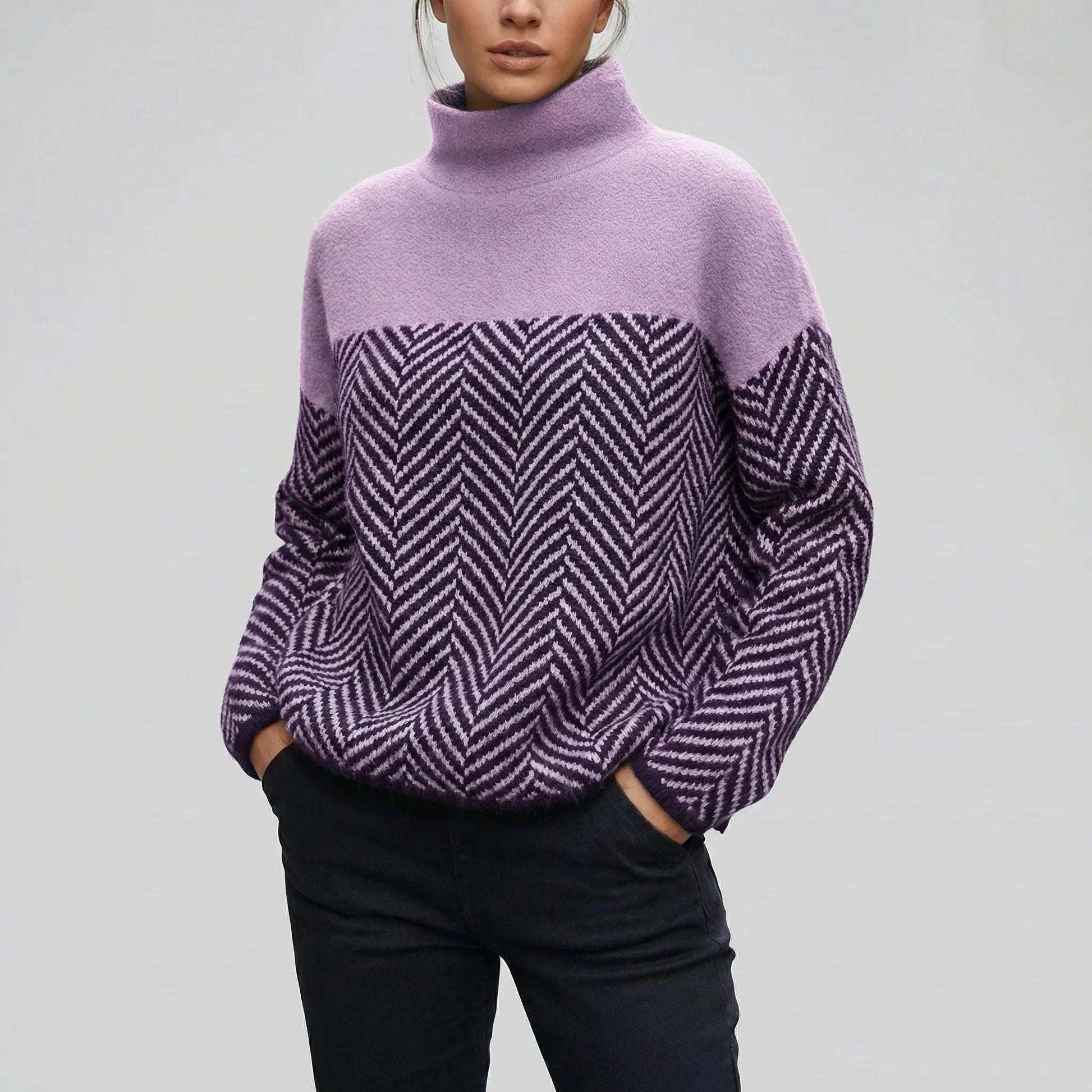 Strickpullover Mit Stehkragen - Felina