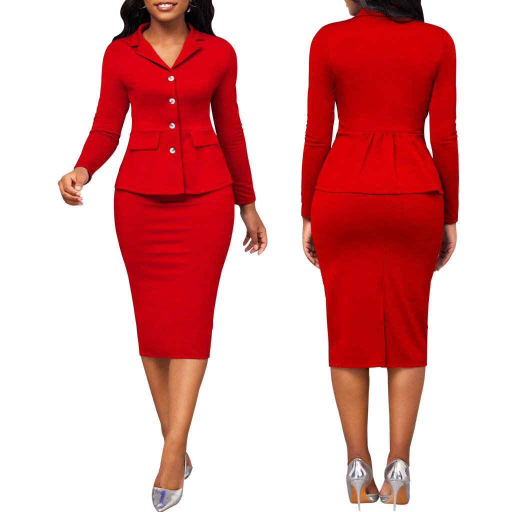 Structured Women's Office Suit Set - Jasmine