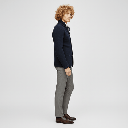 Strukturierter Strickjacke Mit Langen Ärmeln - Lennox
