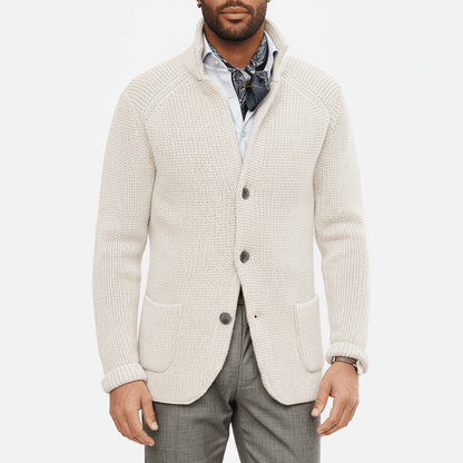 Strukturierter Strickjacke Mit Langen Ärmeln - Lennox
