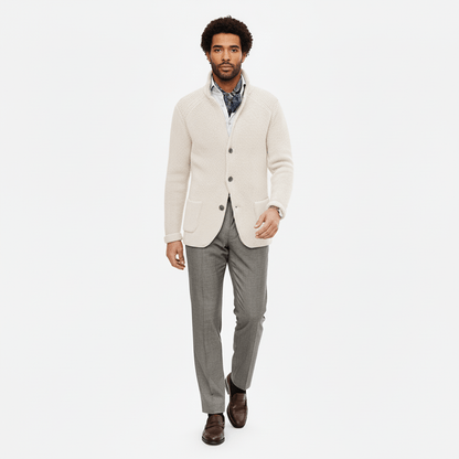 Strukturierter Strickjacke Mit Langen Ärmeln - Lennox