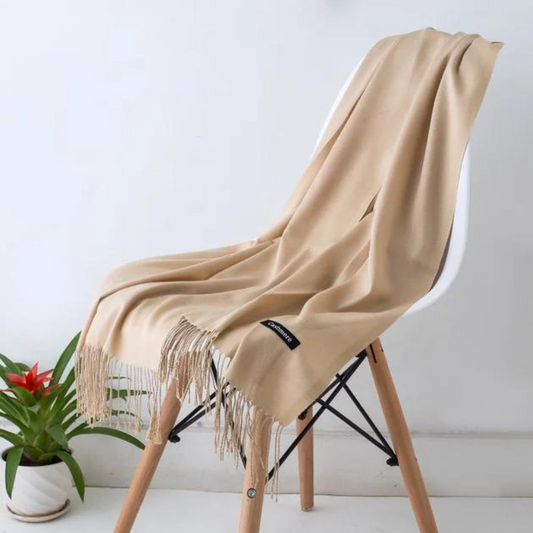 Kashmirhalsduk för dam, lång och mjuk – Emilia