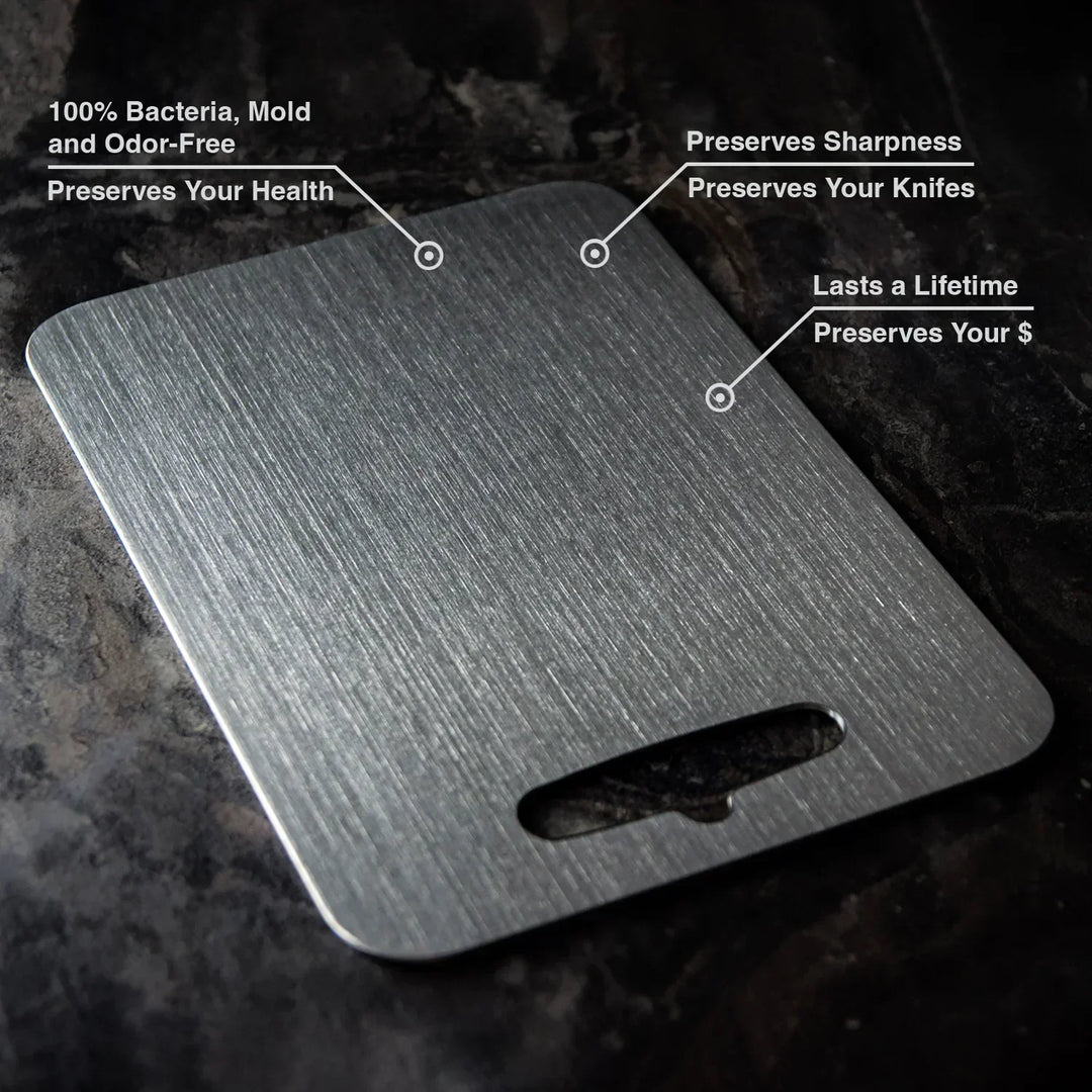 Titanium skärbräda utan BPA eller mikroplast - PureSteel