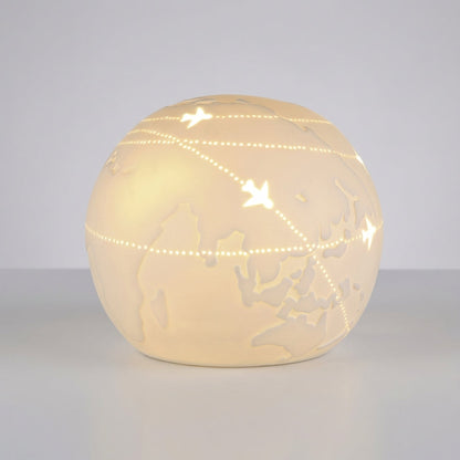 Table Lamp With Globe Motif -  Aerolume