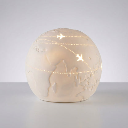Table Lamp With Globe Motif -  Aerolume