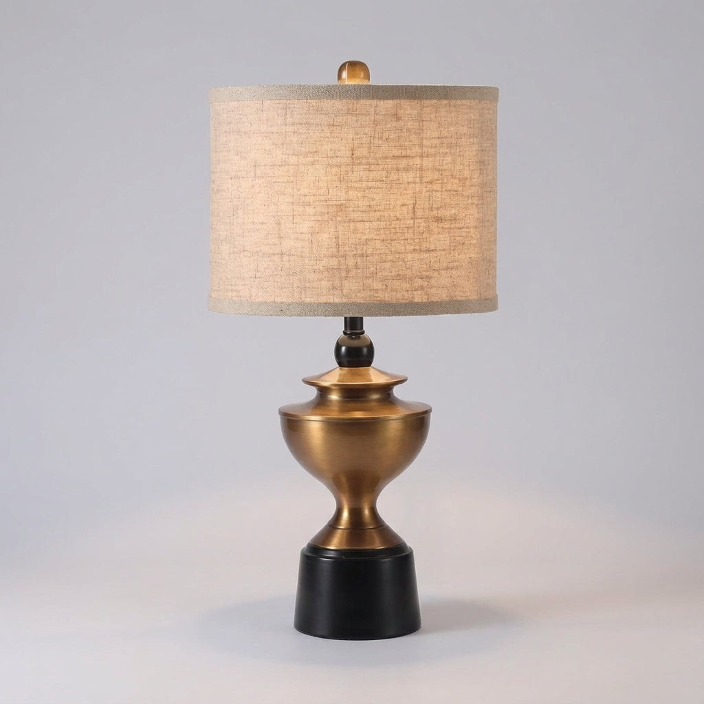 Table Lamp With Warm Shade -  Glenova