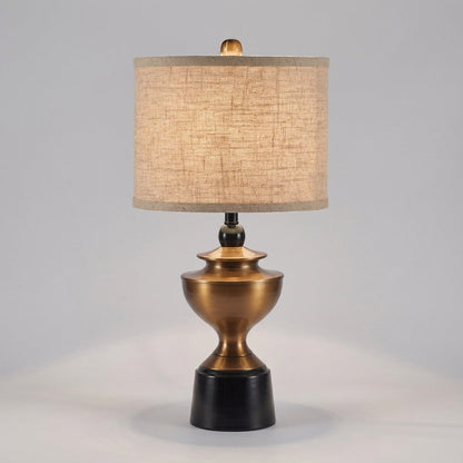 Table Lamp With Warm Shade -  Glenova