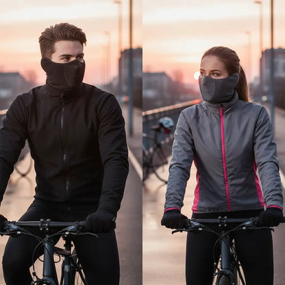 Termisk hals- och ansiktsmask i fleece - ThermaShield