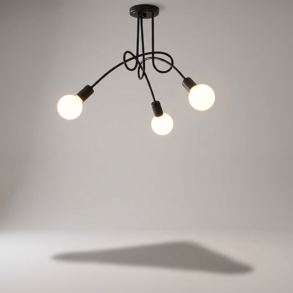 Three Arm Chandelier Fixture -  Asterlyn