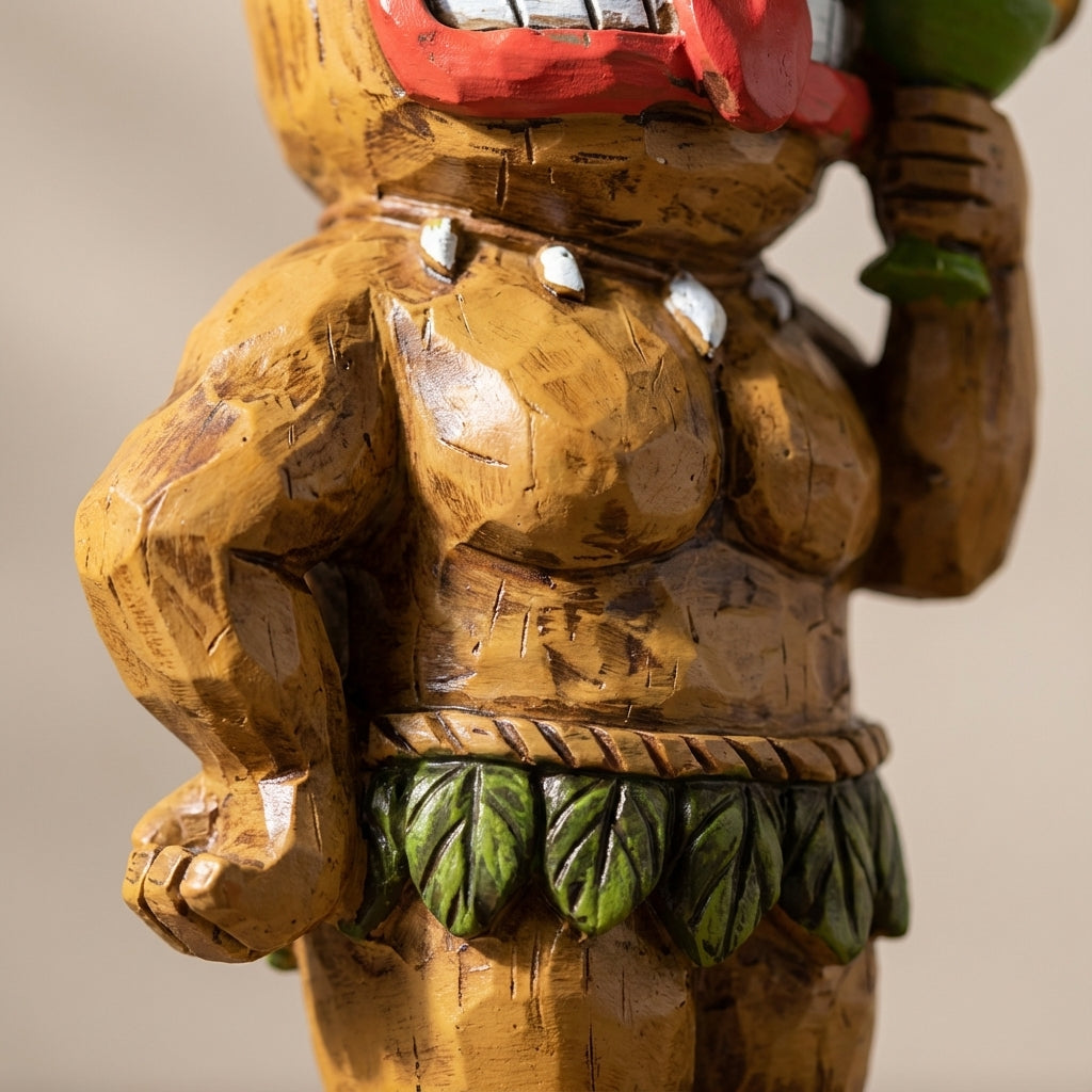 Tiki Inspired Outdoor Lamp -  LuminTiki