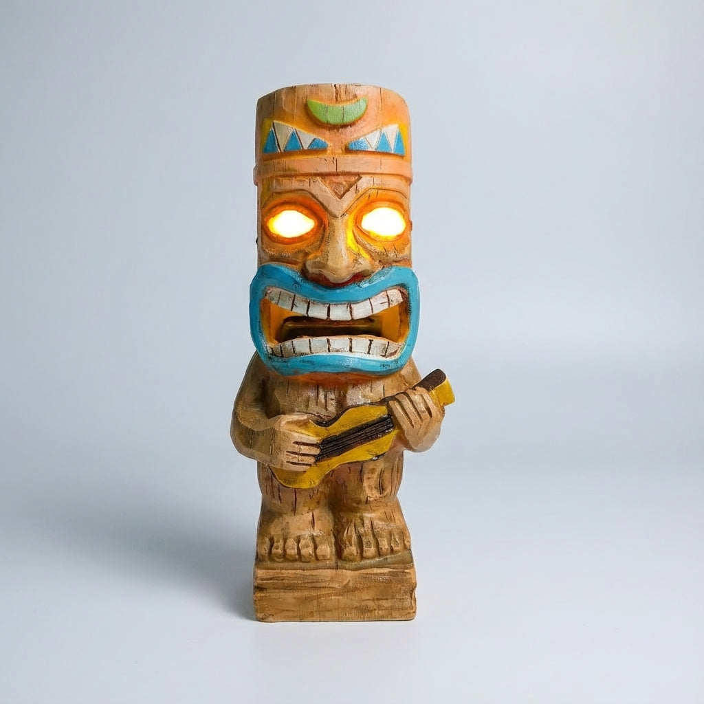 Tiki Inspired Outdoor Lamp -  LuminTiki