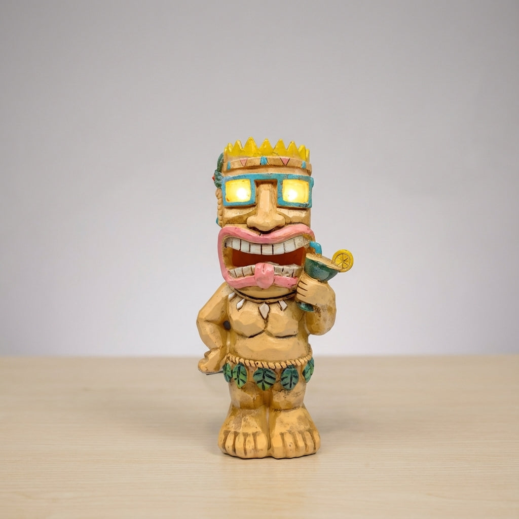 Tiki Inspired Outdoor Lamp -  LuminTiki