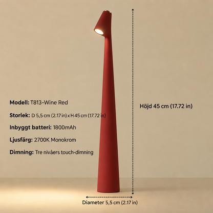 Cordless Designer LED Table Lamp with 3-Level Touch Dimming 19